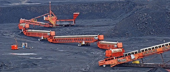 mining and drilling site