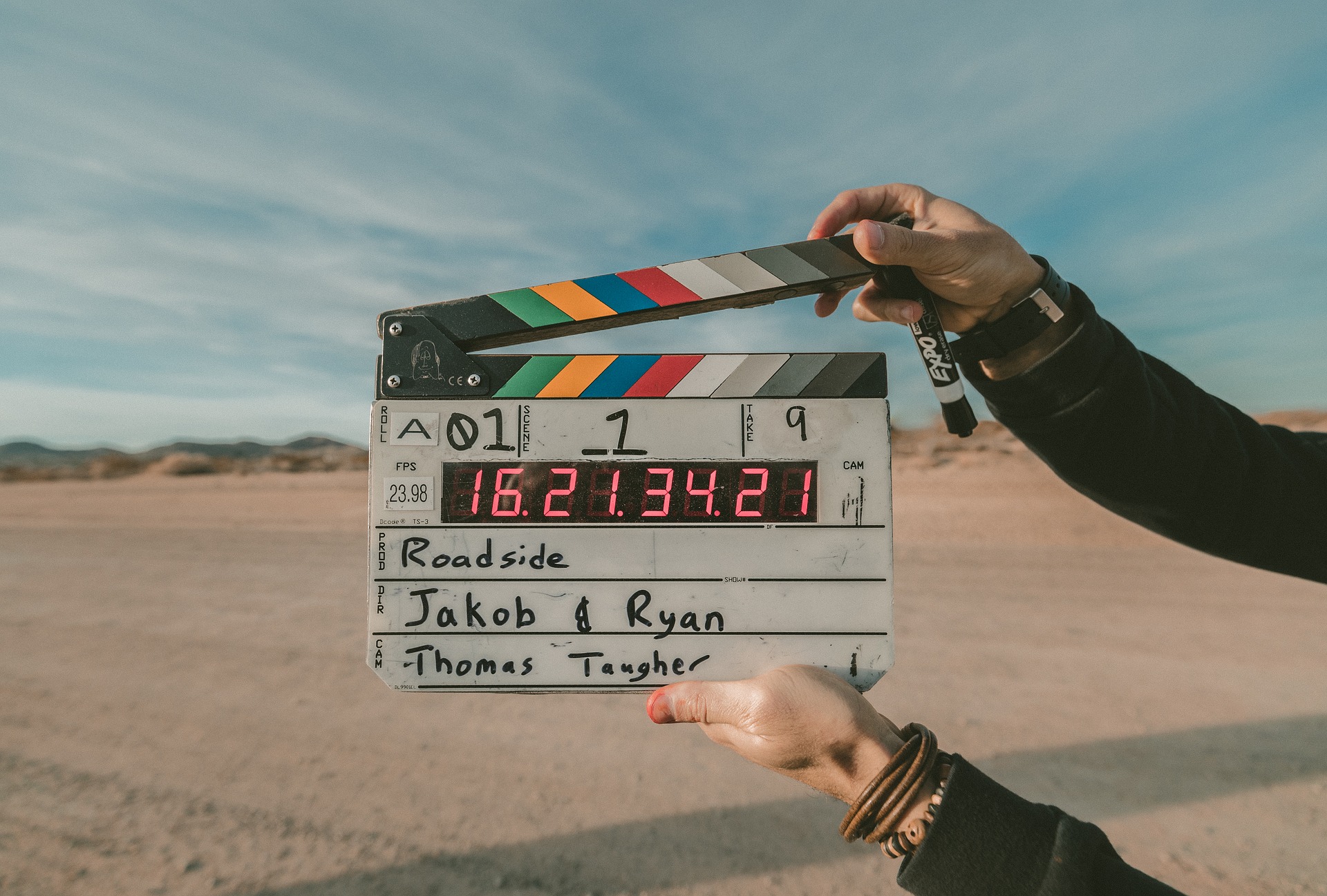 movie clapperboard